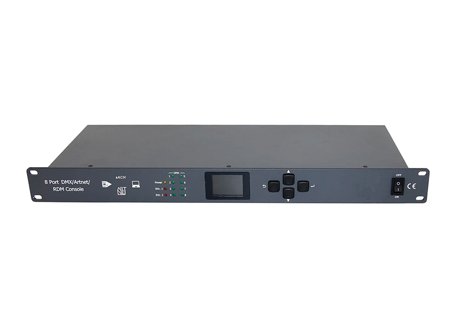 Conversor artnet dmx rdm 8 puertos Conversor artnet dmx rdm 8 puertos